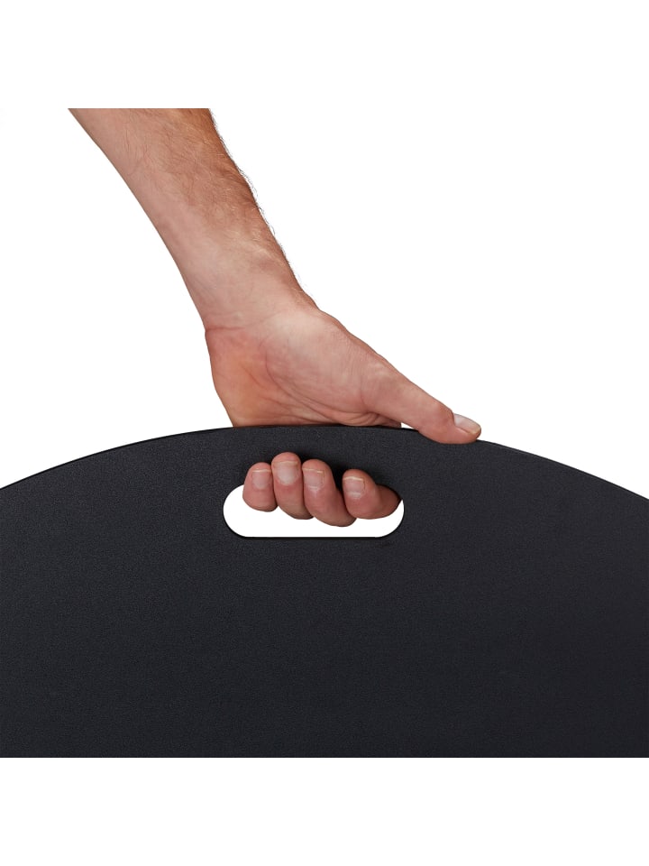relaxdays Knietablett in Schwarz - (B)60 x (H)5 x (T)40 cm günstig kaufen onesize