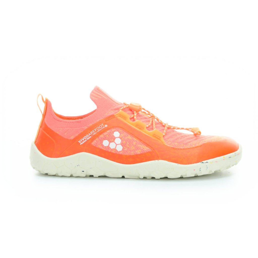 Vivobarefoot Primus Trail Knit FG L Papaya Textile Outdoor-Barfußschuhe
