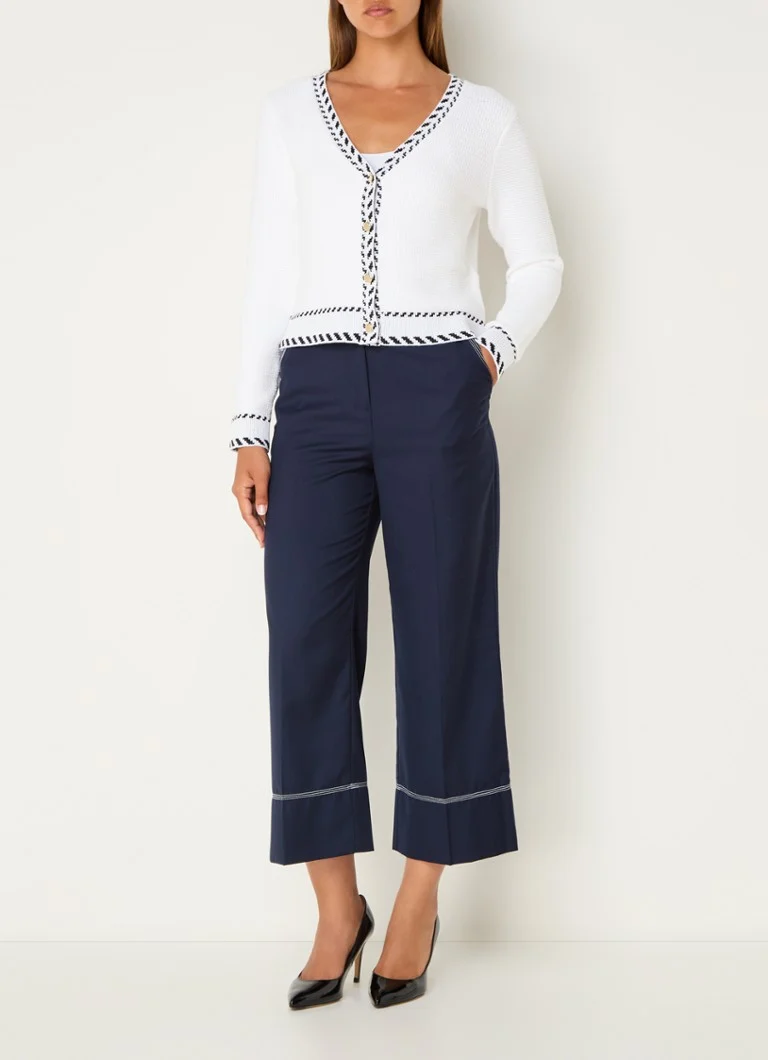 Culotte LKBennett Sophia taille haute coupe ample avec poches latérales