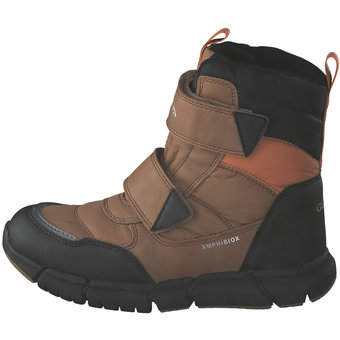 Geox J Flexyper Boy Boot in braun