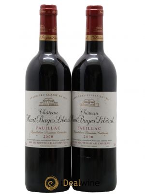 Château Haut Bages Libéral 5ème Grand Cru Classé  2000 - Lot de 2 Bouteilles