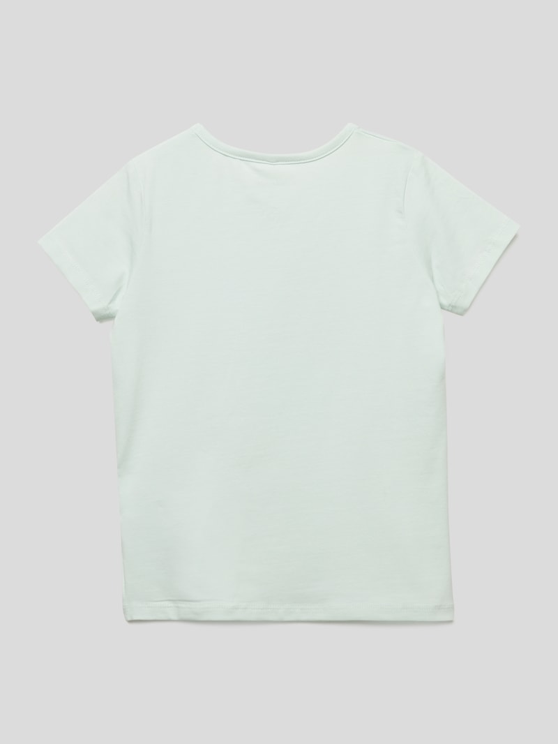 T-Shirt mit Motiv-Print in mint