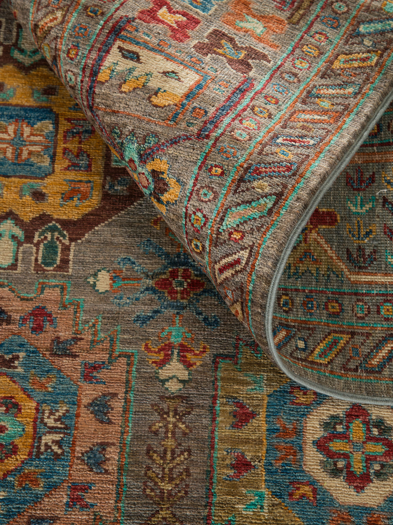 Kazak Ghazni ca. 177 x 233 cm, Unikat / Einzelstück