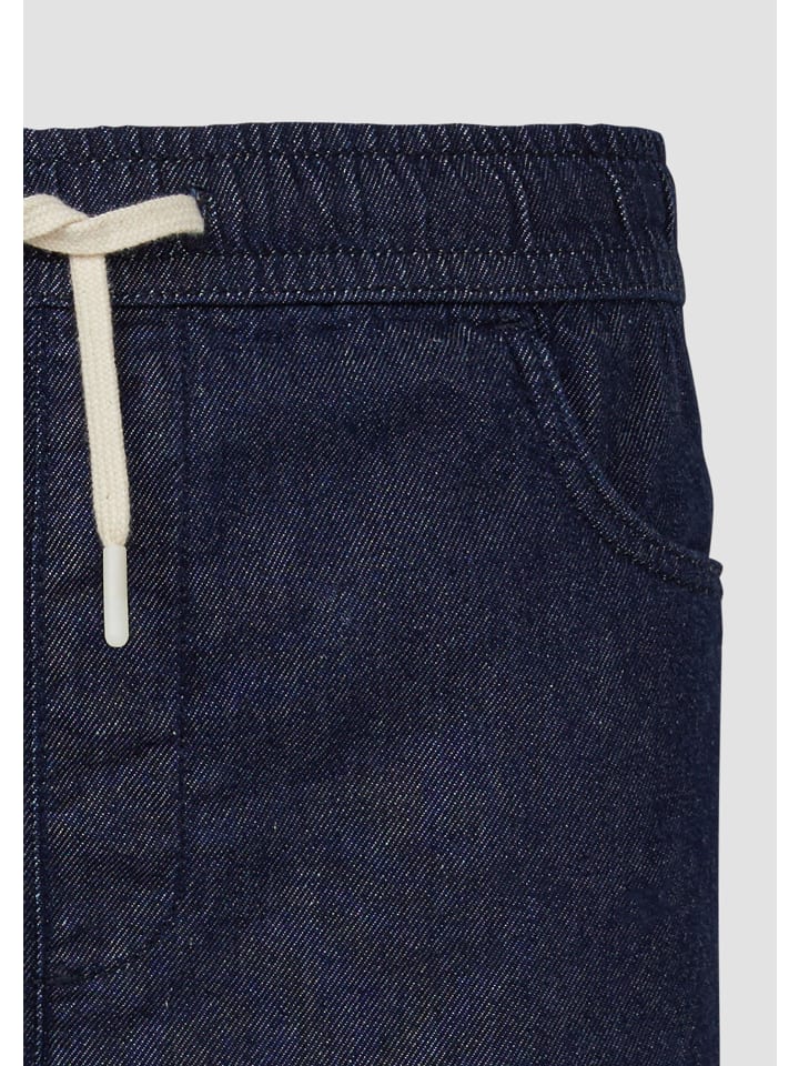 QS Jeans-Hose Jeans-Bermuda keine Beinlänge in Blau günstig kaufen