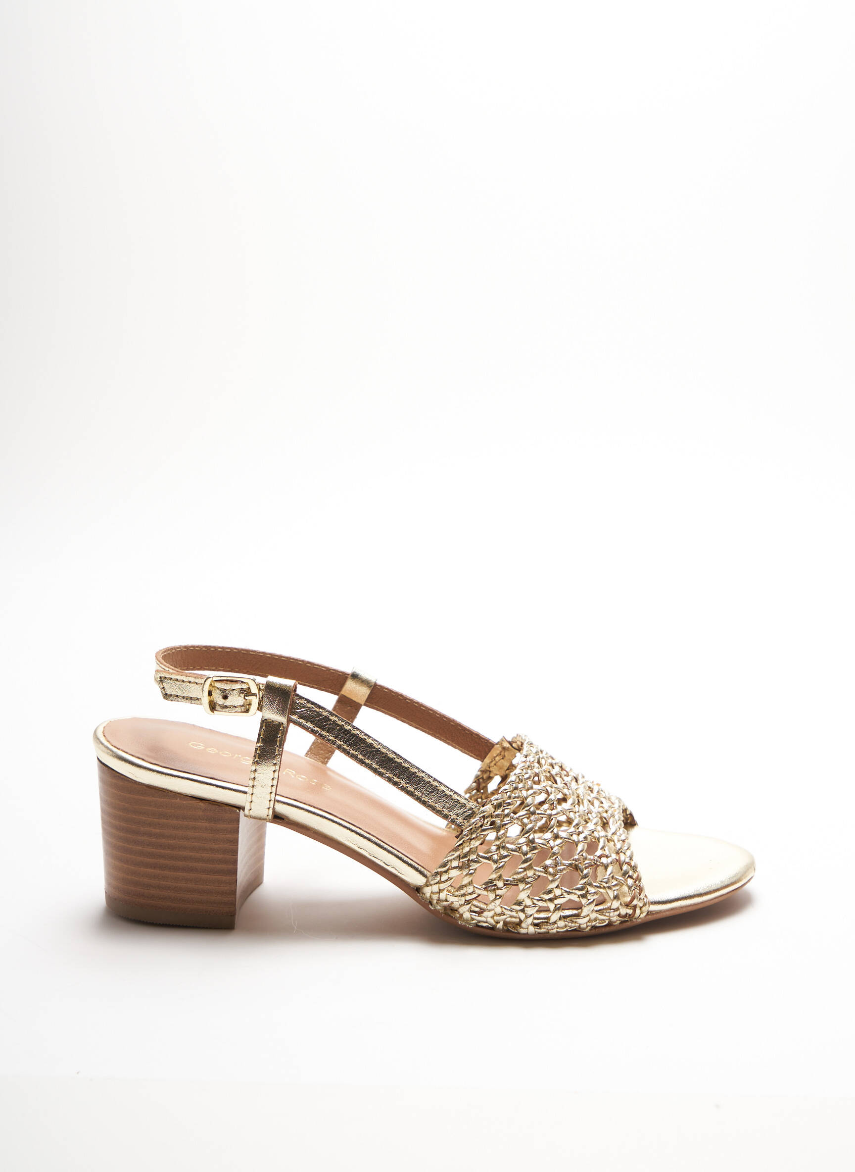 Georgia Rose Sandales Nu Pieds Femme couleur jaune