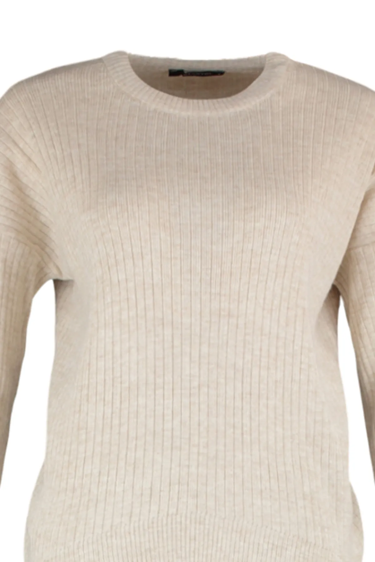 Trendyol Collection  Set aus Strickoberteil und -unterteil mit Rundhalsausschnitt in Stein TWOSS20AU0084