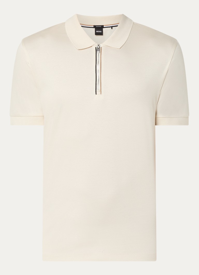 HUGO BOSS C-Polston slim fit polo with half zip