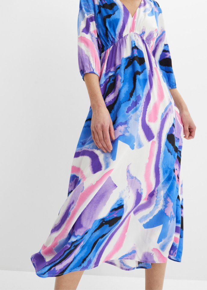 bedrucktes Midikleid