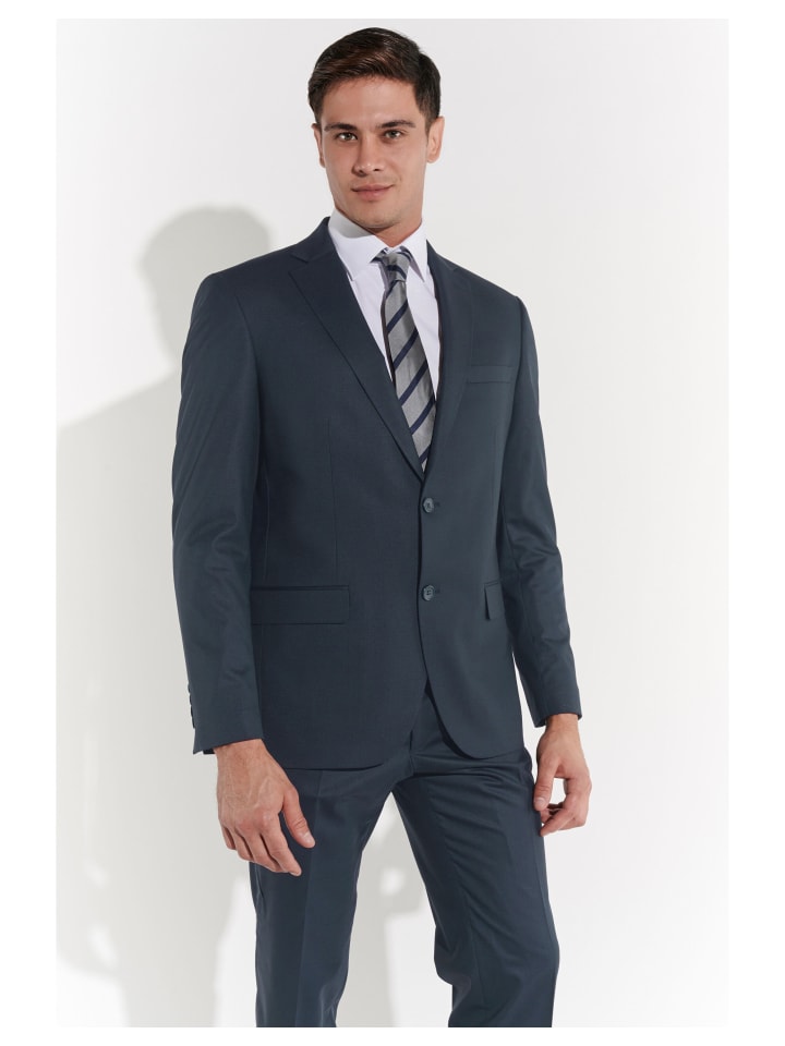 Steffen Klein Anzug REGULAR FIT in graublau günstig kaufen