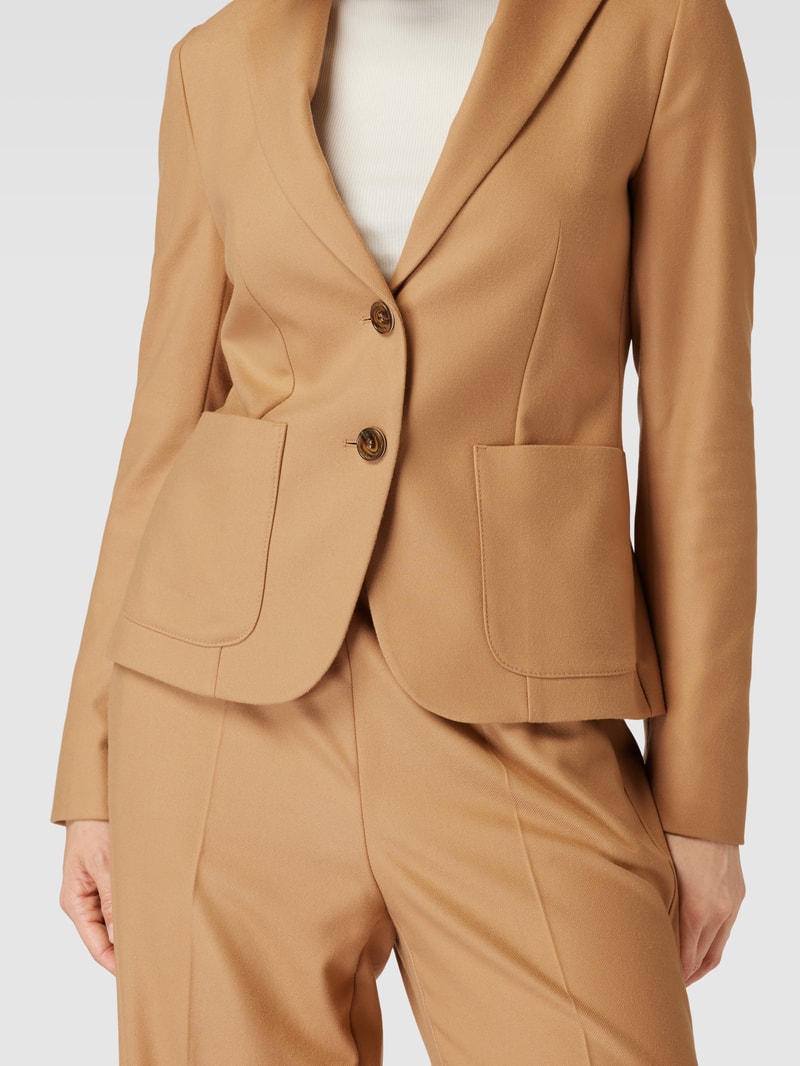 Blazer mit 2-Knopfleiste Modell 'Jonalahra' in camel