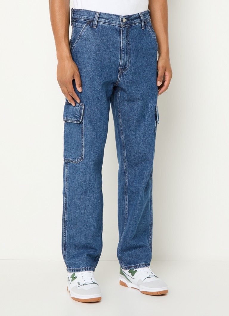 Jeansy Levi's 568 z szerokimi nogawkami, ciemne spranie