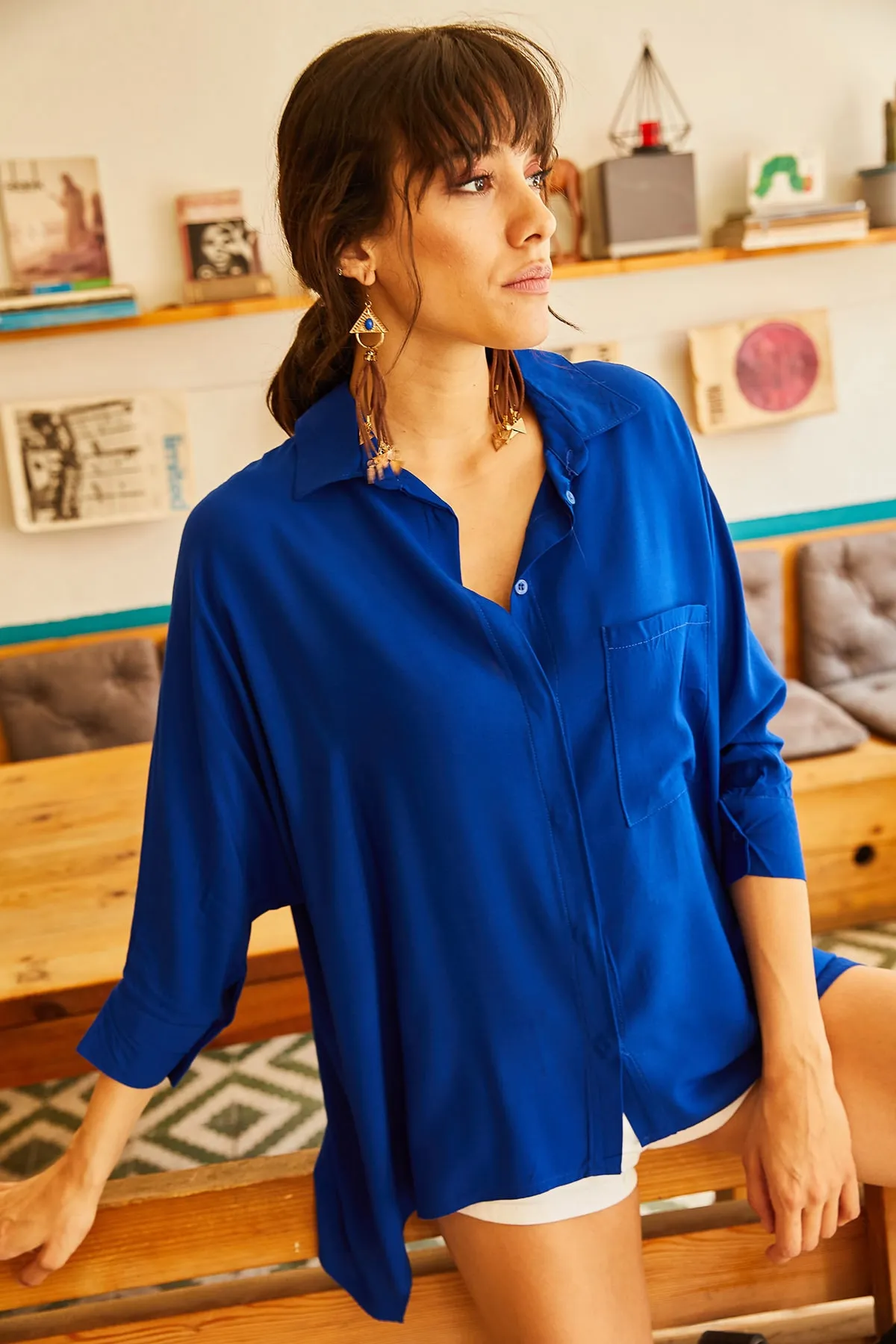 Olalook  Hemd - Blau - Regular Fit