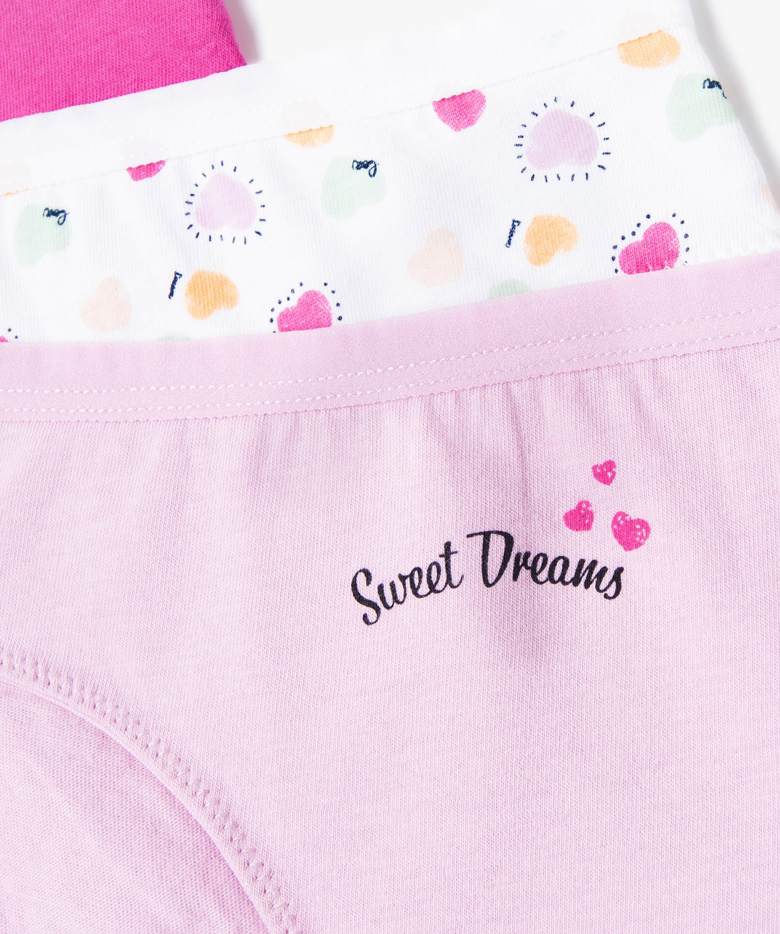 Culottes en coton fille (lot de 3) multicolore | GEMO