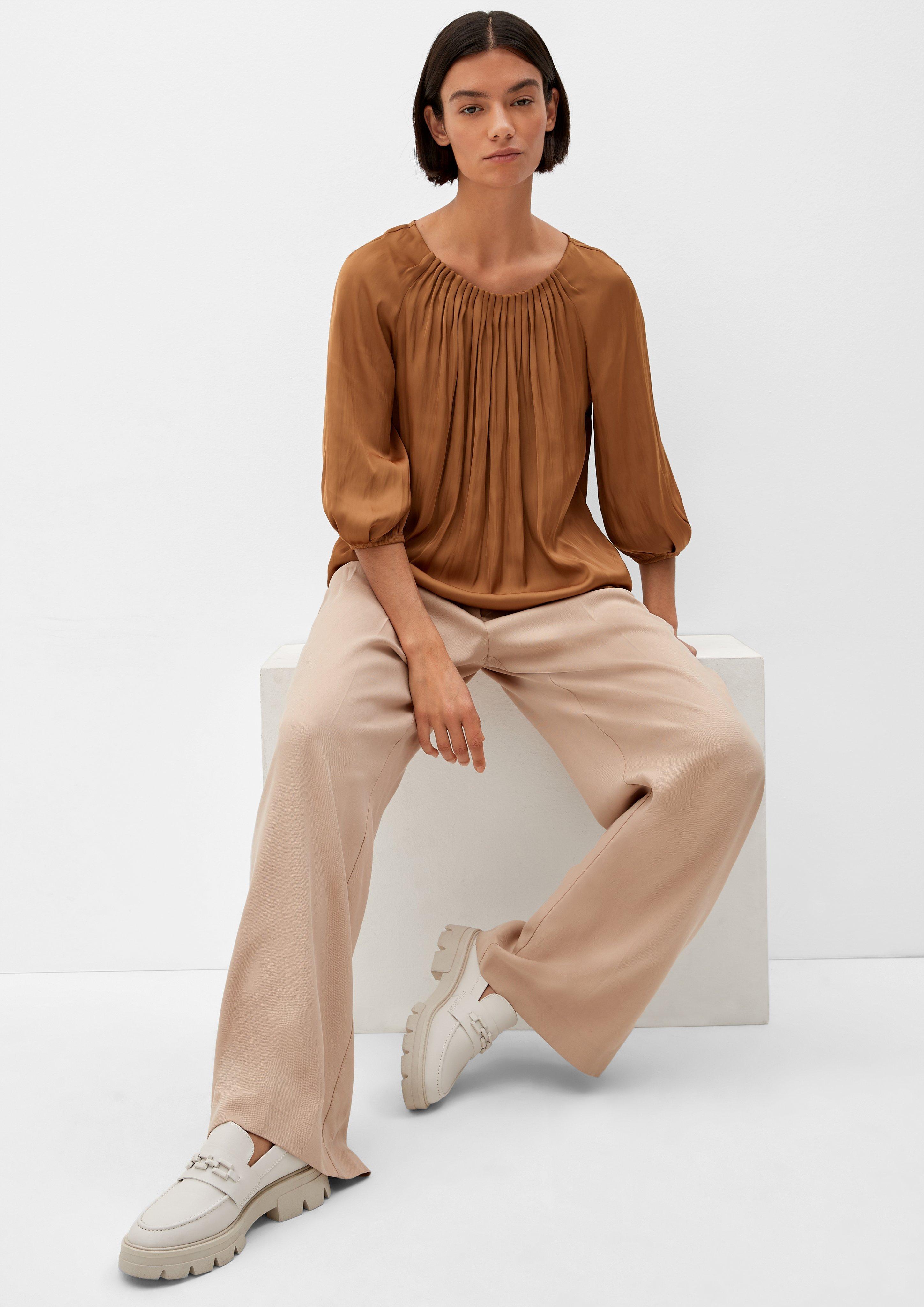 Bluse mit Raffung  2118689-8740
