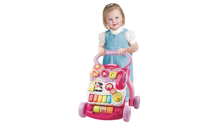 VTech Baby - Spiel- und Laufwagen pink
