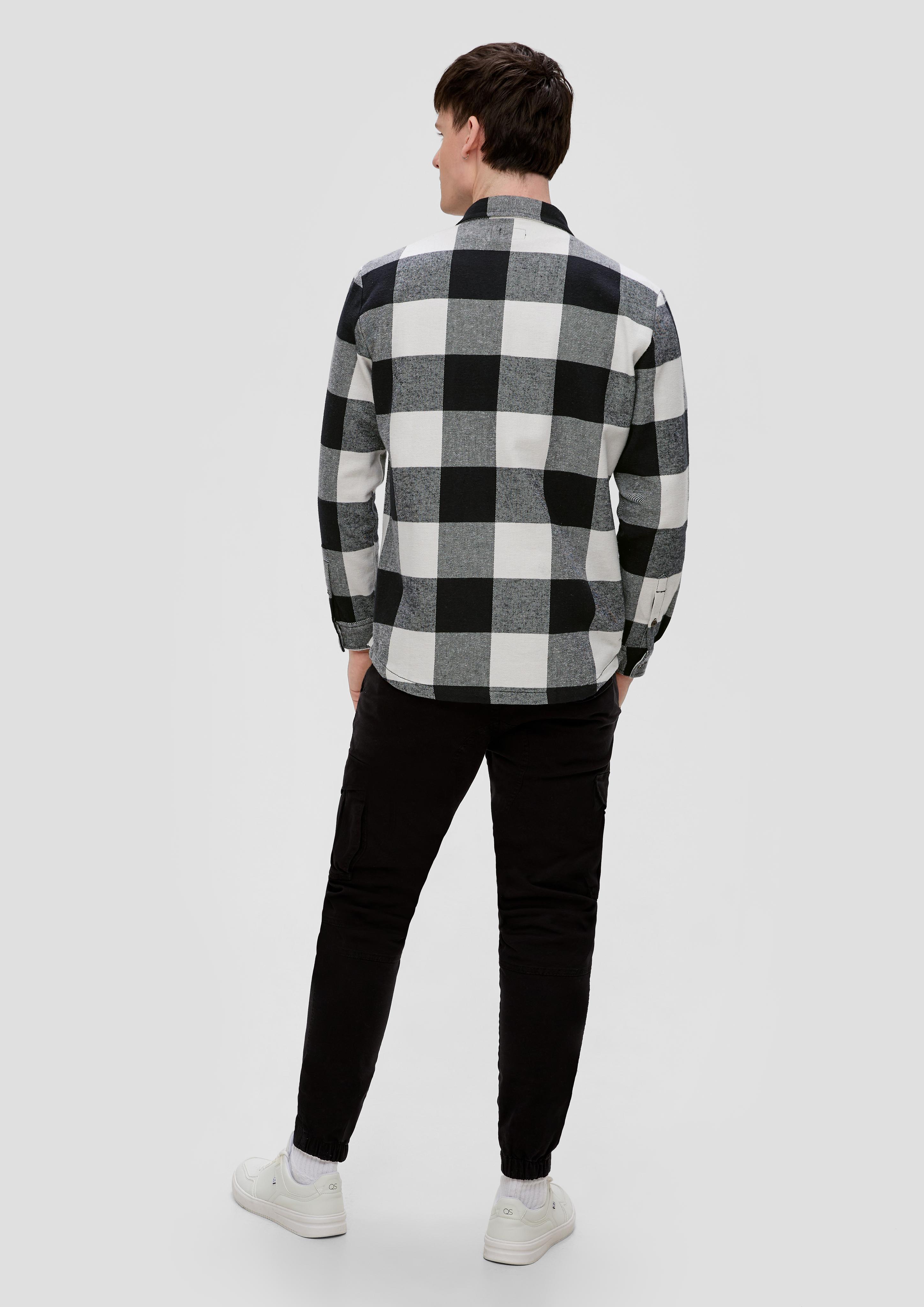 Oversize-Hemdjacke aus Baumwolle  2141217-90N0