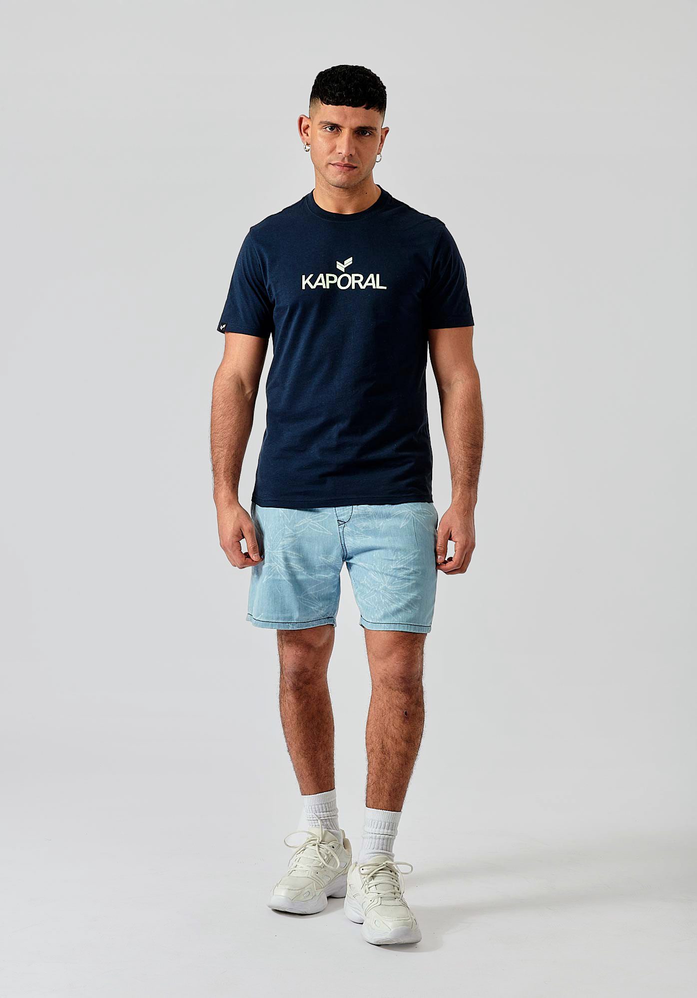 LERES  T-shirt bleu Homme en 100% coton bio