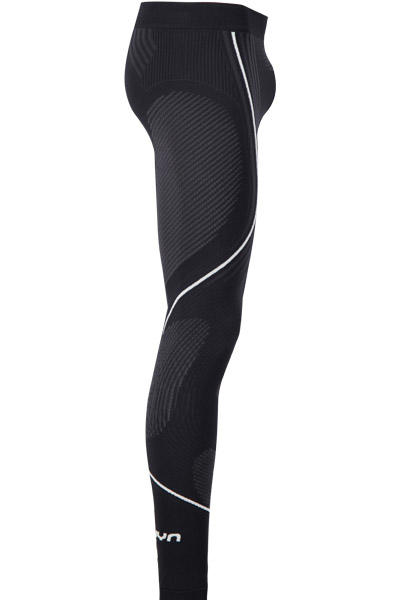 UYN, Lange Unterhose, Mikrofaser, schwarz-anthrazit