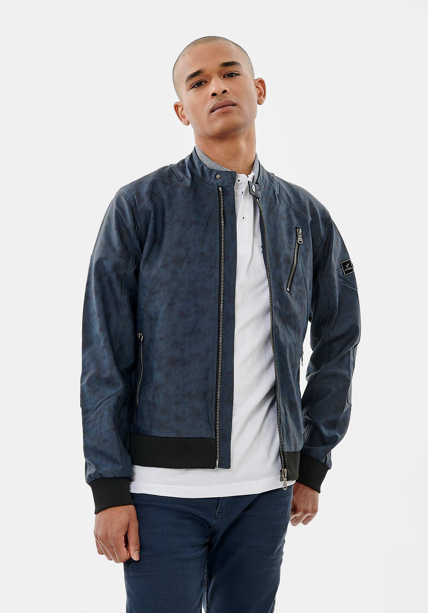 NINO   Blouson bleu Homme