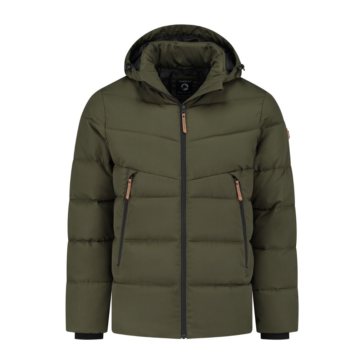Travelin' Jense grüne Herren Jacke