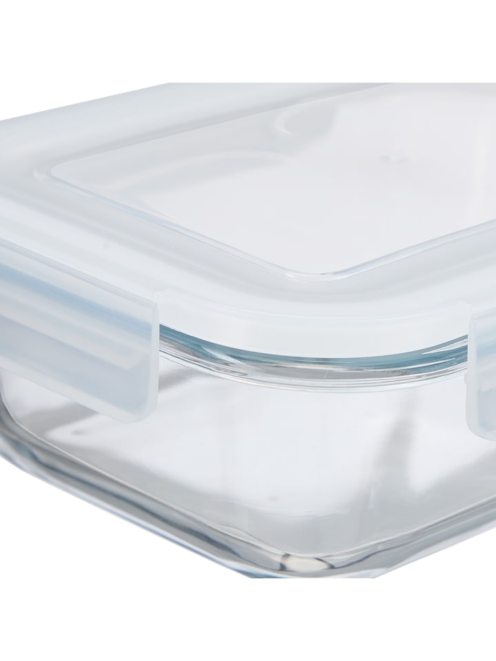 relaxdays 4x Glasbehälter mit Deckel in Transparent - 640 ml günstig kaufen onesize