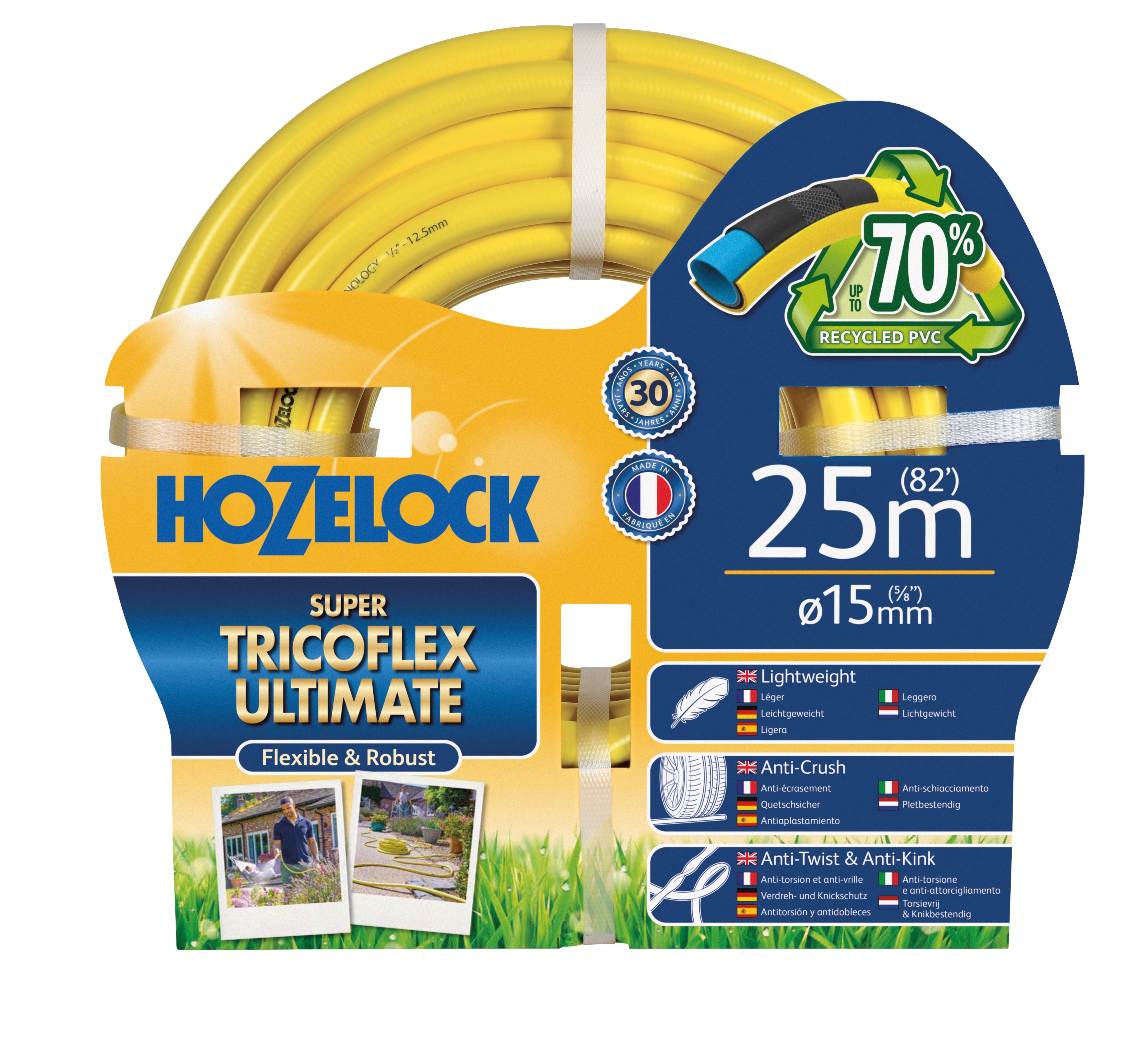 Hozelock 048291 Super Ultimate Tricoflex slang gel (Ø 25 mm) 50 metara