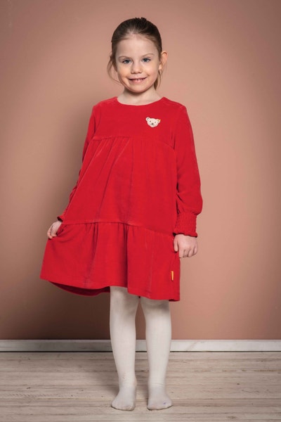Kleid, rot für Mädchen