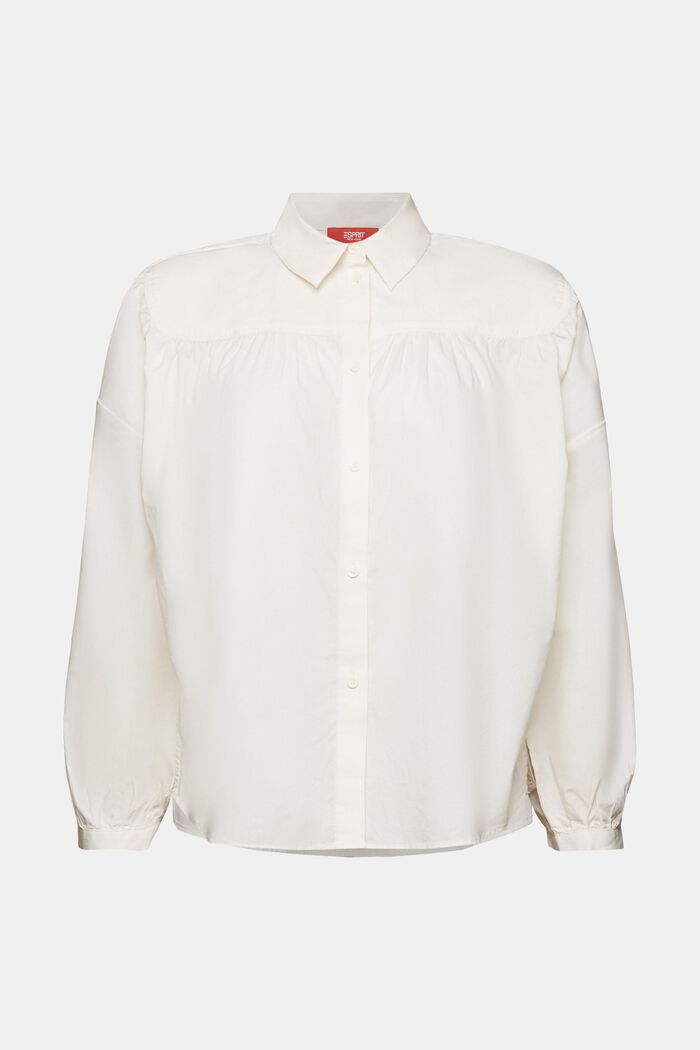 Popeline-Bluse, 100 % Baumwolle