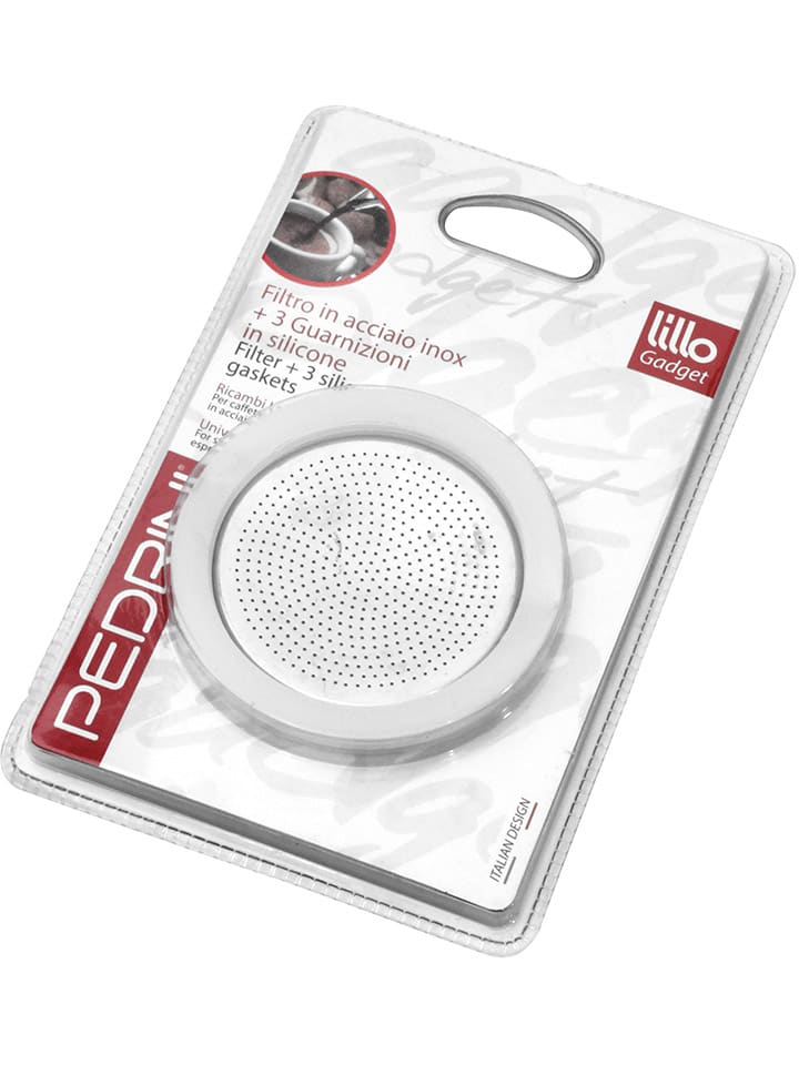Pedrini Espressokocher-Filter mit Dichtung in Silber - 2 Tassen günstig kaufen onesize