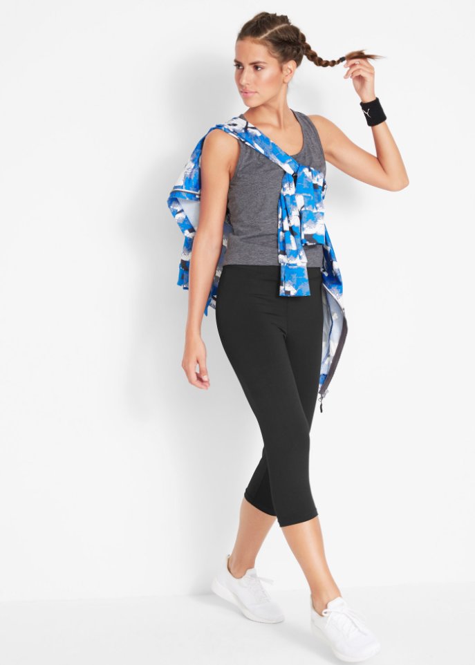 Capri-Leggings mit Stretch