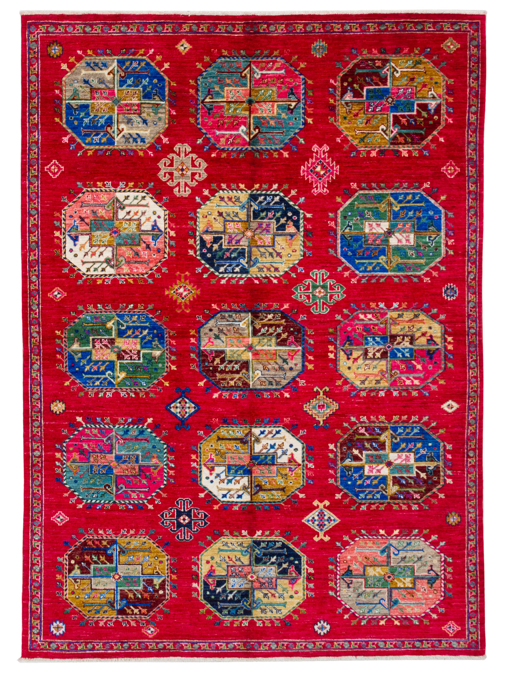 Buchara Ghazni ca. 174 x 242 cm, Unikat / Einzelstück