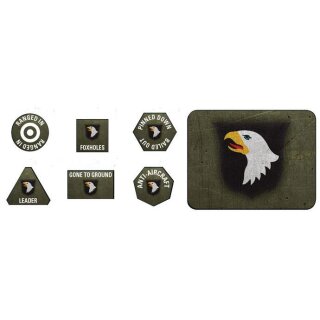 101st Airborne Division Tokens (x20) & Objectives (x2)