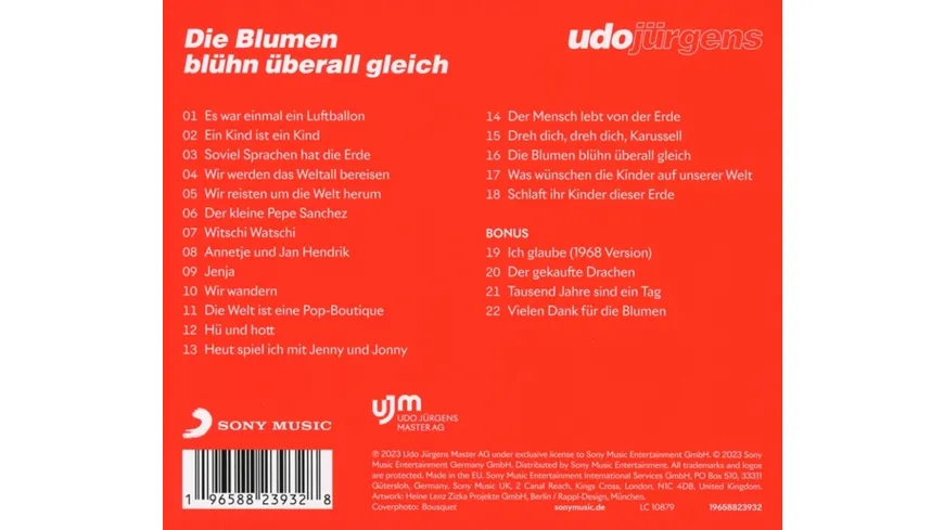 Die Blumen blühn überall gleich