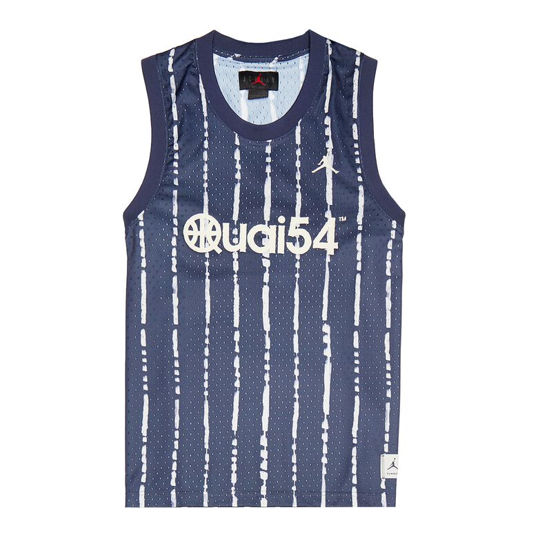JORDAN Dri-Fit Quai 54 Sport Mesh AOP Jersey neutral indigo