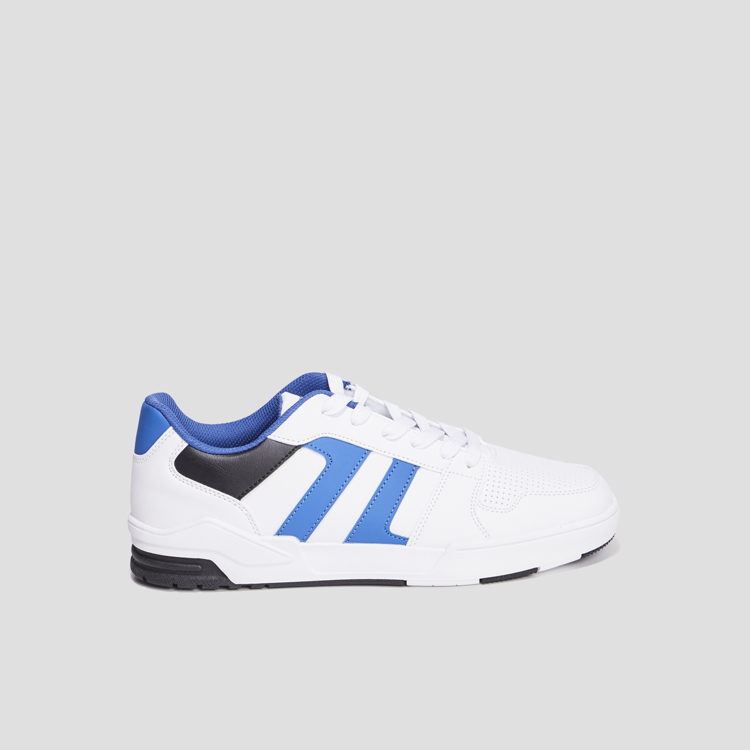 Tennis basses à lacets Liberto Torus blanc homme | La Halle