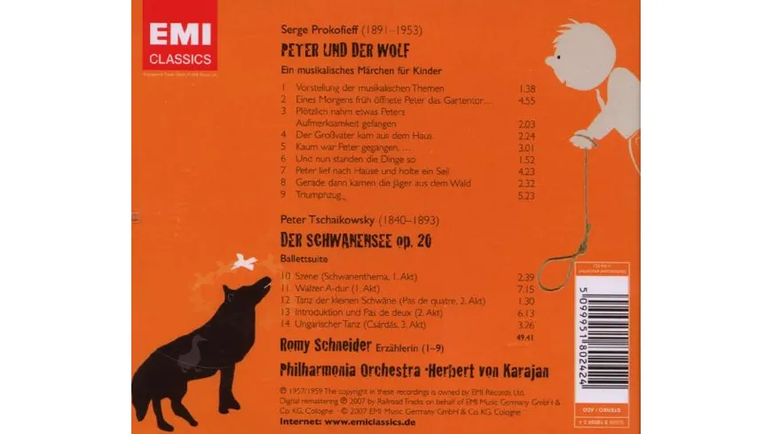 Peter Und Der Wolf/Schwanensee MEISTERWERKE