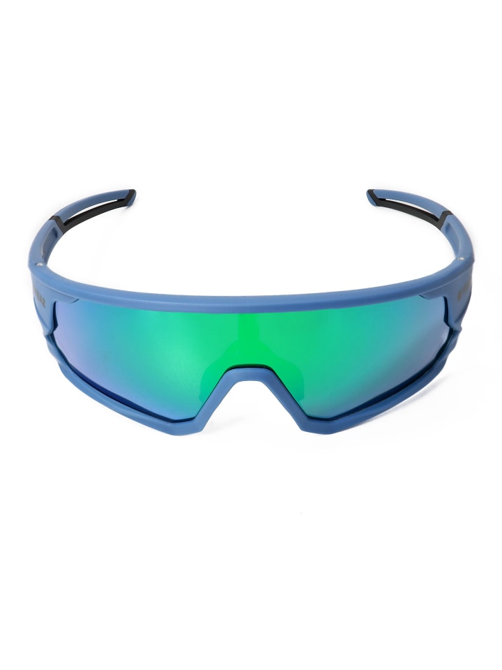 YEAZ SUNRISE Sport-Sonnenbrille Cyan Blue/Green in grün günstig kaufen onesize