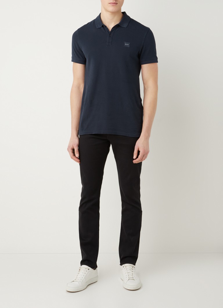 Blugi HUGO BOSS Delaware Slim Fit cu efect decolorat