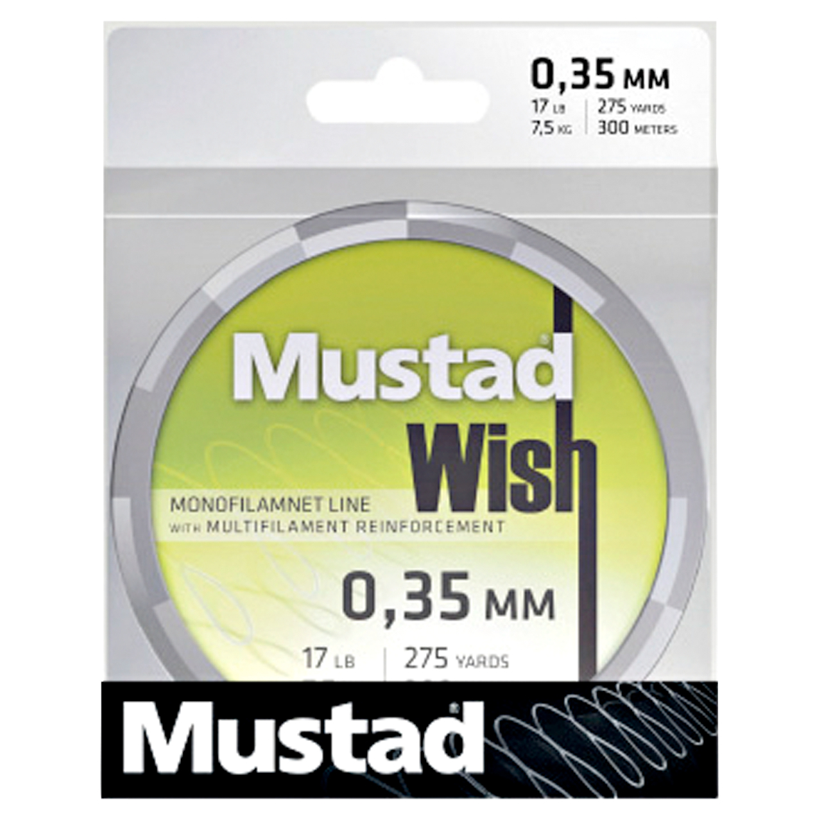 Mustad Angelschnur Wish Braid (dunkelgrün)