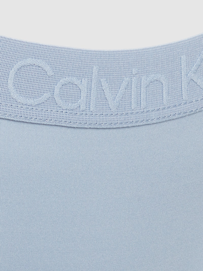 Bikini-Hose mit Label-Detail Modell 'CORE TONAL' in hellblau