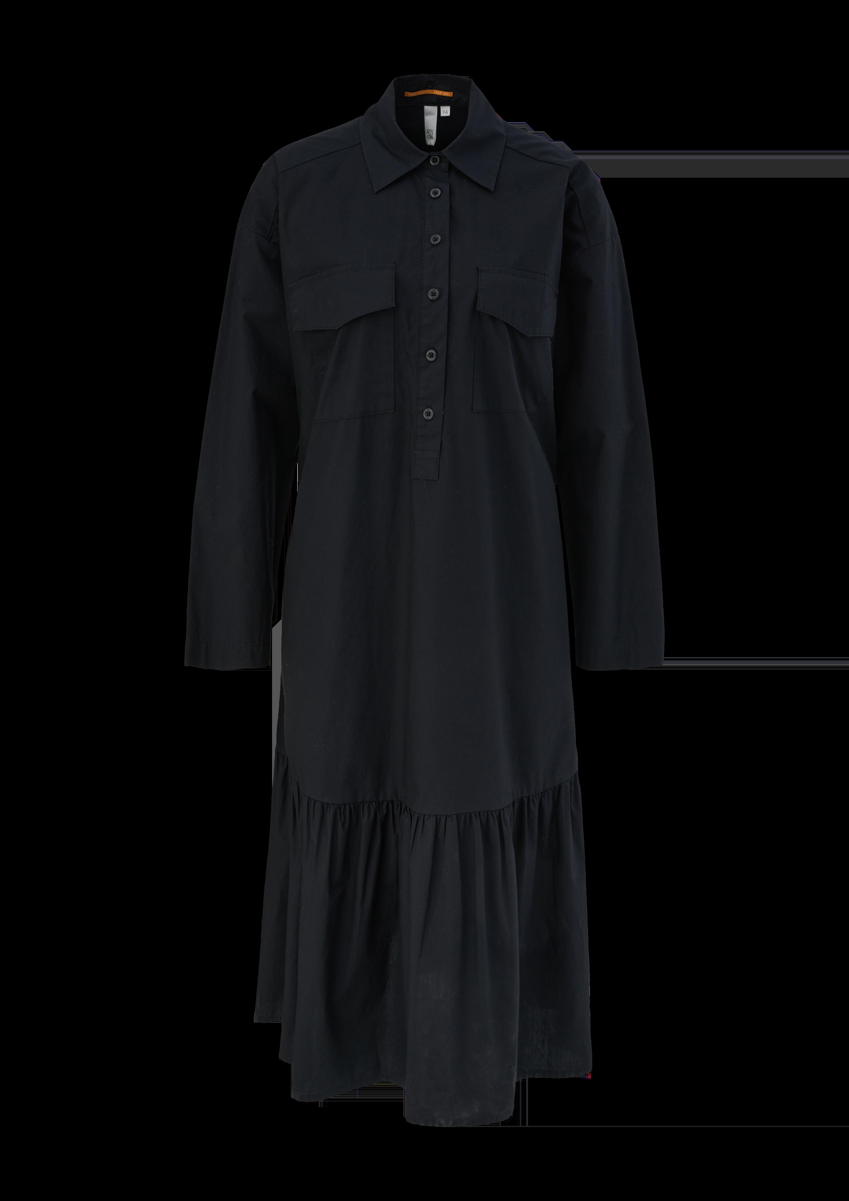 Hemdblusenkleid mit Volant  2118983-9999
