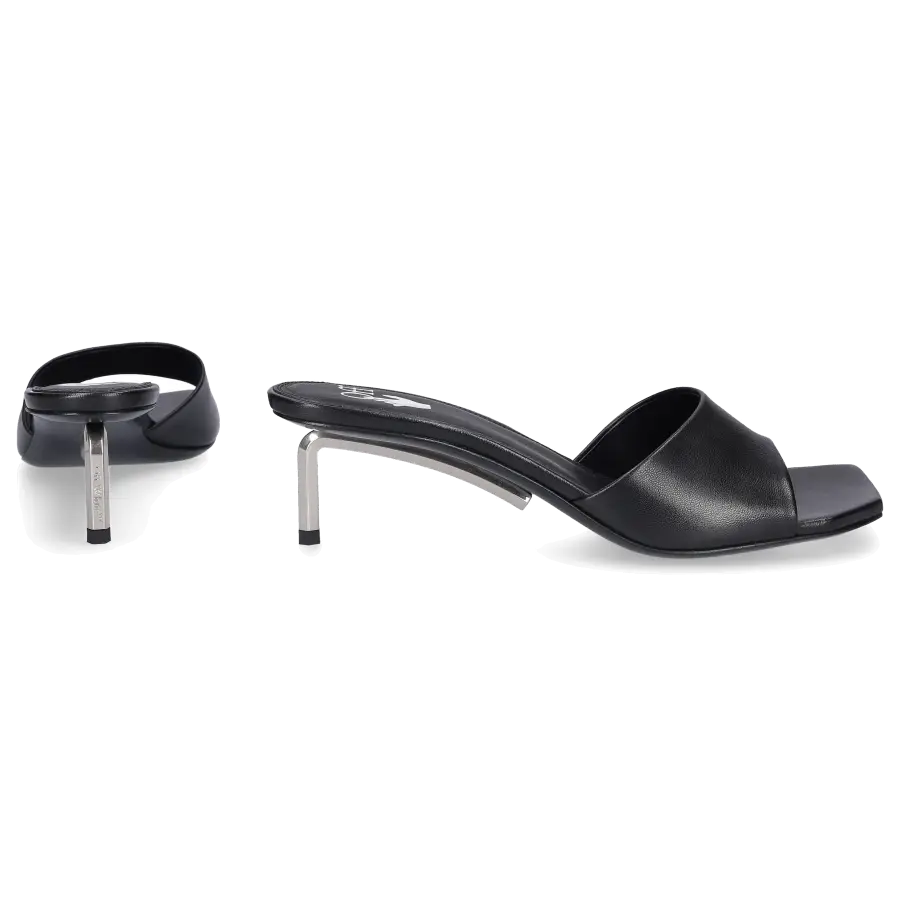 Off-White - Sandalen ALLEN Kalbsleder - schwarz