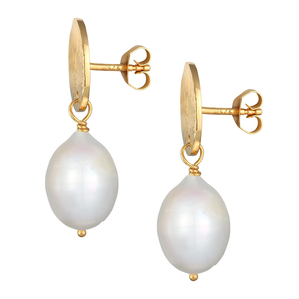 Elli PREMIUM Elli PREMIUM Boucles d'Oreilles Femmes pendentif d'oreilles plaquette organique a Boucles d'oreilles