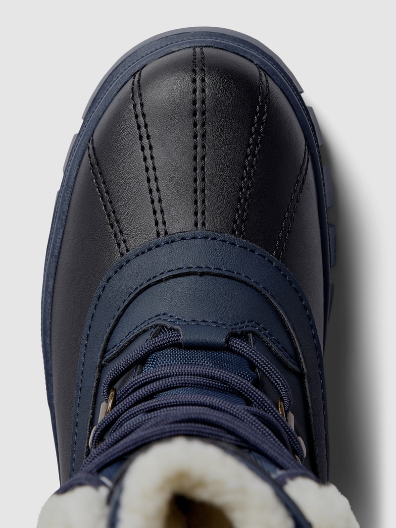 Boots mit Schnürverschluss Modell 'MICHIGAN' in marineblau