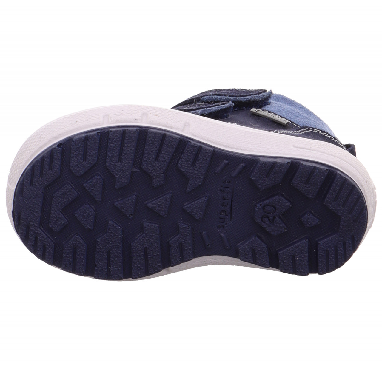 GROOVY - Blau Boots mit Klettverschluss