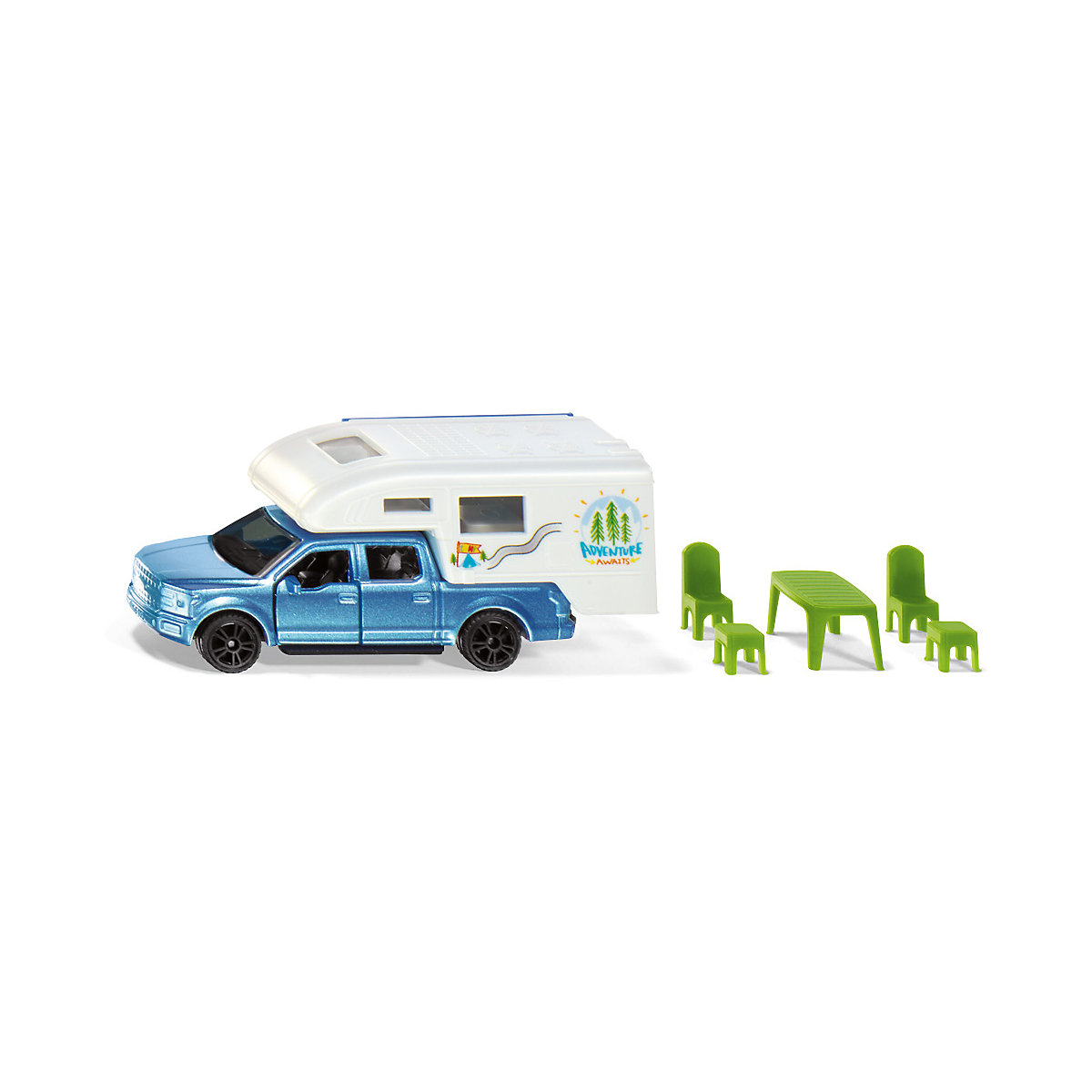 SIKU Super 1693 Ford F150 Pick-Up Camper