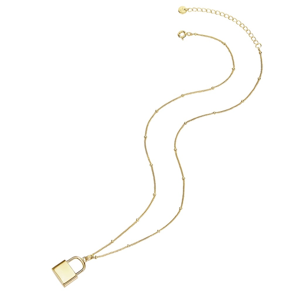 Glanzstücke München Collier en argent Fermer a clé Argent sterling en Or jaune collier