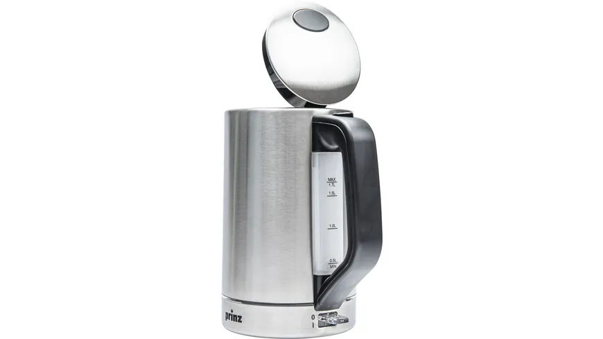 PRINZ Wasserkocher Edelstahl PZ-EWK1 silber