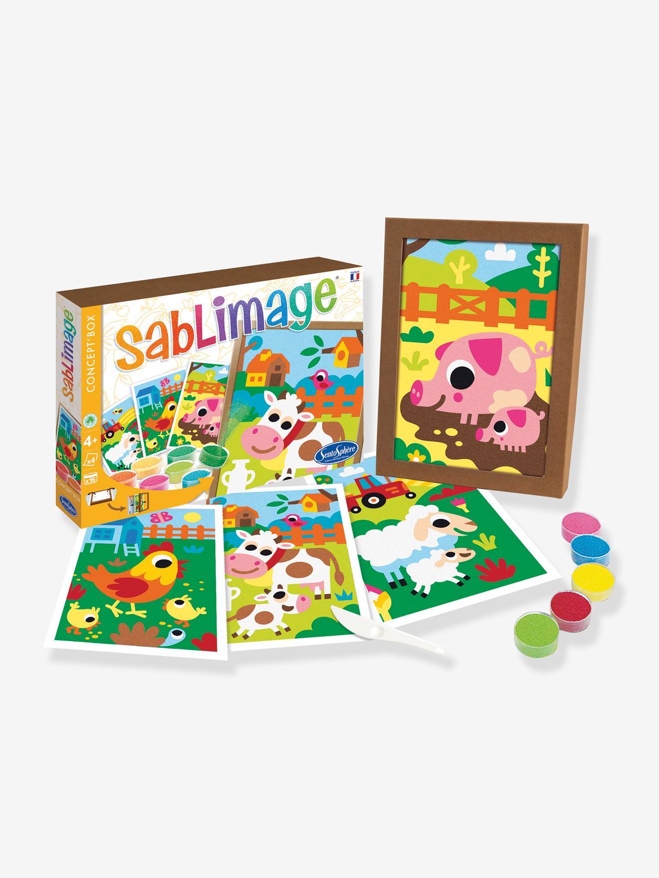 Kinder Mal-Set Sablimage Concept Box SENTOSPHERE - rot