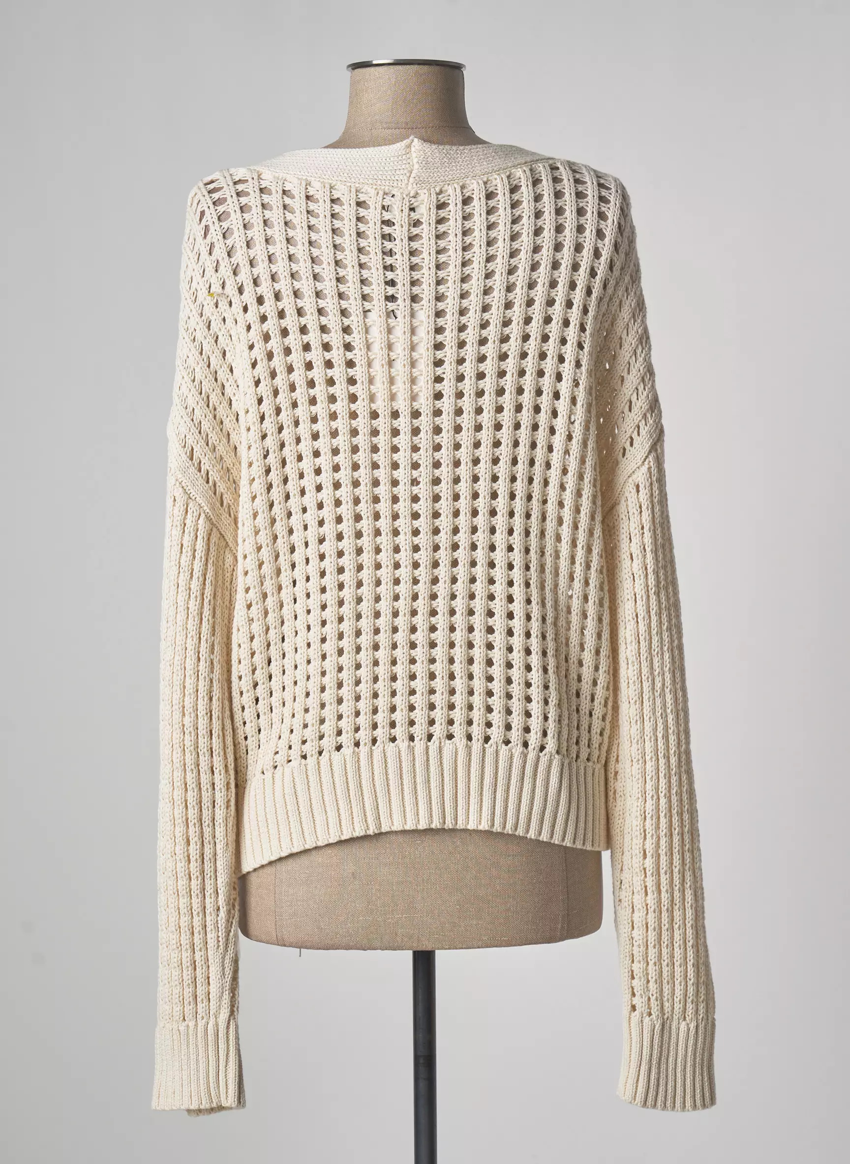 An Ge Cardigans Femme couleur beige